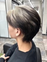 スターズ 川越店(STARS)&nbsp;メンズショート　ツートーンカラー　シルバーカラー　ブリーチ