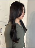 韓国風顔まわりカット