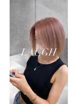 ラフ(LAUGH)&nbsp;ホワイトピンクボブ