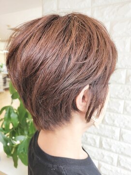 松本平太郎美容室 国立店 ショートレイヤー×イノアカラー/30代40代50代60代