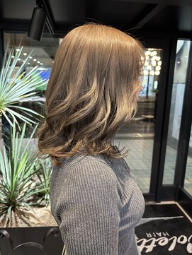 コレットヘアー ザモリオカ(Colette HAIR the MORIOKA) 透明感のあるミルクティーカラー