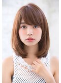 ミディアムBobレイヤーグラデーション