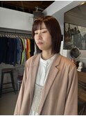 切りっぱなしボブ
