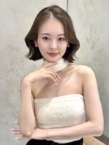 ロンドヴァリー 渋谷店(Lond vallee)&nbsp;韓国くびれボブ×オリーブグレージュ