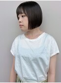 池袋ボブ ぱつっとボブ 切りっぱなしボブ 抜け感ボブ ミニボブ