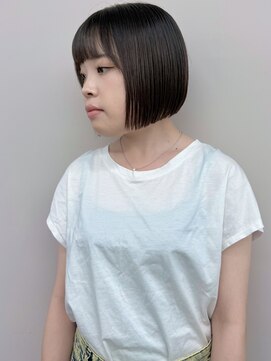 ラウンジ モリオ イケブクロ(Lounge MORIO Ikebukuro) 池袋ボブ ぱつっとボブ 切りっぱなしボブ 抜け感ボブ ミニボブ