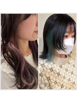 フリックヘアサロン 梅田茶屋町2号店(FLICK HAIR SALON) インナーカラー/ブリーチ/梅田