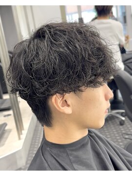 メンズフィール 心斎橋(MEN'S FEEL) シャドウパーマ波巻きツイストスパイラルワイルドパーマ