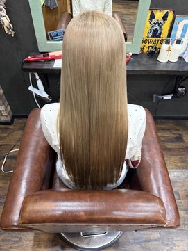 ミュー(m) ミルクティーベージュ/ハイトーン/ケアブリーチ