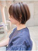 □ショートボブ/顔周り/韓国/ブリーチなし/30代40代50代/錦糸町