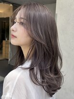 シンク オモテサンドウ(sync omotesando)&nbsp;アッシュグレージュ/グレージュカラー/前髪カット/髪質改善