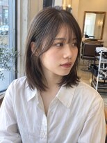 モト 船橋(moto)&nbsp;シースルーバング暗髪ミディアム