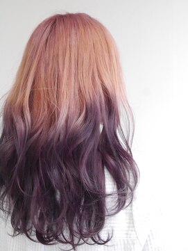 ヘアメイク オブジェ(hair make objet) ネオカラー グラデーション