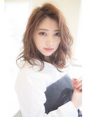 春パーマ♪ふんわりロブ×ミルクチョコレート◆20代30代40代