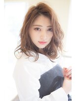 ピュアーネ(Purene) 春パーマ♪ふんわりロブ×ミルクチョコレート◆20代30代40代