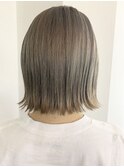 ミルクティベージュ☆シンプルボブ