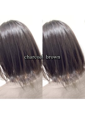 ヘアーメイク トレコローリ(hair make trecolori) 【trecolori 津田沼】チャコールブラウン/ブリーチ無し