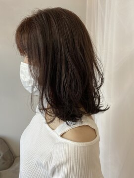 ユルフ(yulf) 初カラーにほんのりオレンジブラウン[津市/津駅/久居/久居駅]