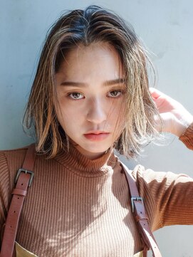 アイティー バイ アルバム 浦和店(IT by ALBUM) ストレートでまっすぐワンカール_ショートパーマ_78087