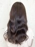 【髪質改善】カット+カラー+髪質改善プラチナトリートメント+炭酸泉　￥14000
