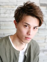 ルーツ(ROOTS) かきあげバング ツーブロック ショート 透明感カラー 渋谷 ROOTS