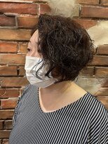 ヘアメイク エンデュー(hair make EnDeux) 前下がりボブ パーマスタイル