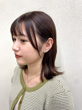 ティエル(Tiele) ナチュラル外ハネボブ×カシスブラウン