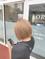 ロア ファーストクラス(LORE.first class) ※ブリーチ必須 ハイトーンミルクティーベージュ