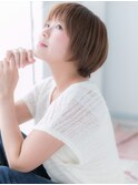大人かわいいツヤ髪前下がりマッシュショートg古河20代30代40代