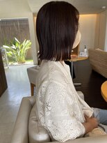 トップヘアー ミカワアンジョウ 安城(TOPHAIR MIKAWA ANJO)&nbsp;切りっぱなしボブ/アースカラー/ニュアンスカラー