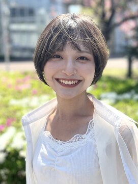 クロト(Clotho) ショートカット/髪質改善縮毛矯正白髪ぼかしレイヤーカラーボブ