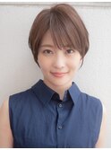 大人可愛いショートボブ20代30代髪質改善ショートボブ