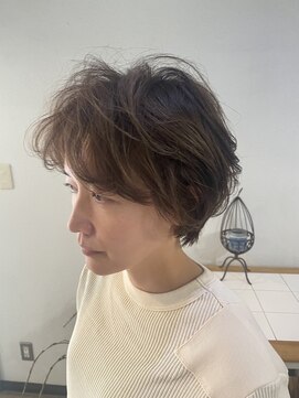 ヘアアンドスペース ベロン(hair&space velon) ショートパーマスタイル