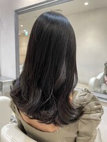 ザックラフィネ(ZACC raffine)&nbsp;黒髪/ブルーグレージュ/艶髪/艶カラー/オトナガーリー