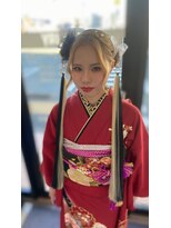 アンダーバー(UNDRvr)&nbsp;成人式へア　リングツインポニー　6.1