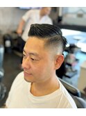 スキンフェード メンズショート 宇都宮 バーバー