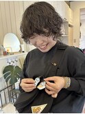 パーミーショートヘア/10代20代30代/ウェット