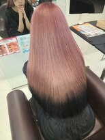 スリーヘアーデザインズ(Three Hair Designs)&nbsp;ペールピンク&エンドカラー