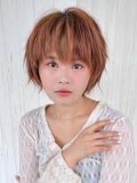 アグ ヘアー ムーン 大阪深井店(Agu hair moon) 《Agu hair》外ハネアレンジショート×numberA.ヘアバター