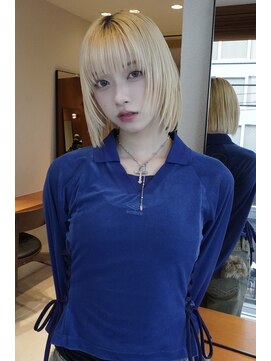 ヤイエ 青山店(yiye) レイヤーカットボブレイヤーネオウルフマッシュ顔まわりレイヤー