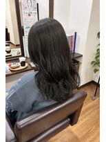 フラワー(flower)&nbsp;ブリーチなし質感再整カラー/アッシュ系カラー