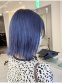 ブルーラベンダー ハイトーン ブリーチあり sn