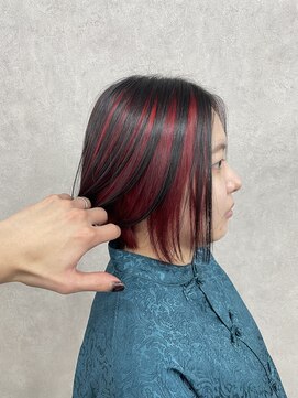 アン ブリーチ 大宮駅東口店(UN BLEACH) 【アンブレラカラー】ワインレッド♪♪
