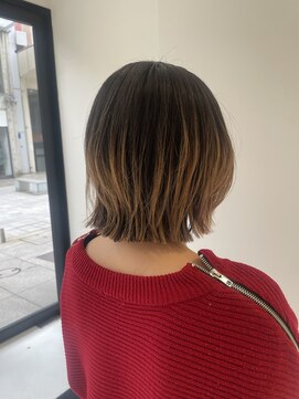 ハイブ 金沢(Hive) レイヤーボブスタイル