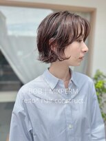 リト(re:to*)&nbsp;ボブ×外ハネMIXパーマで可愛く☆