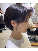 林　直人　ナチュラル丸みショートボブ