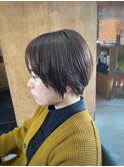 【山本智文】ミニマムショートカット髪質改善カラー