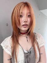 ボコカ(bococa)&nbsp;【Vicky指名】ブリーチデザインカラーオレンジレイヤー