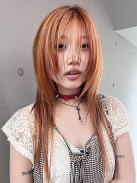 ボコカ(bococa) 【Vicky指名】ブリーチデザインカラーオレンジレイヤー