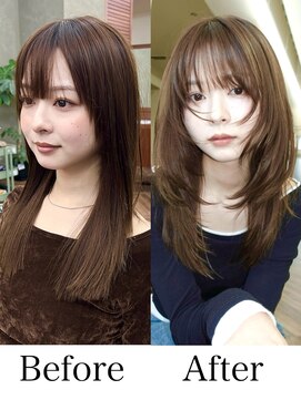 スタニング 渋谷(STUNNING.) レイヤーカット ハッシュカット ウルフカット